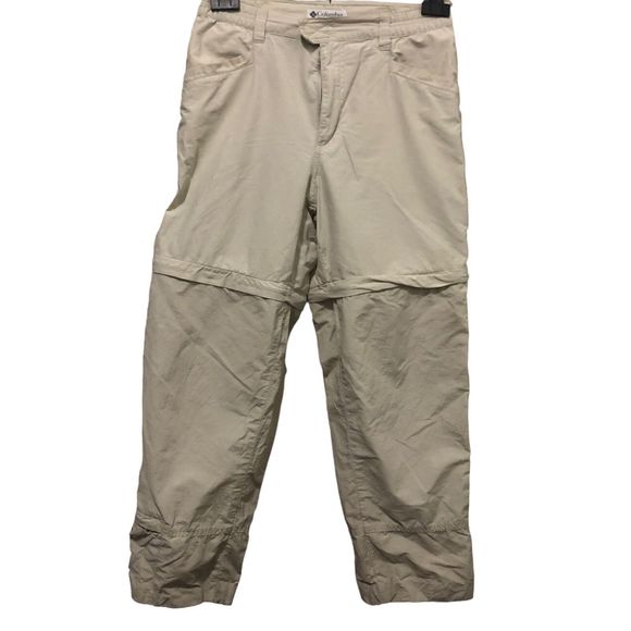 Columbia Women’s 6R Convertible Pants Hiking Outdoor Beige - Picture 2 of 16